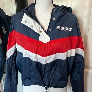 Patriots football Pink Victoria Secret cropped jacket
